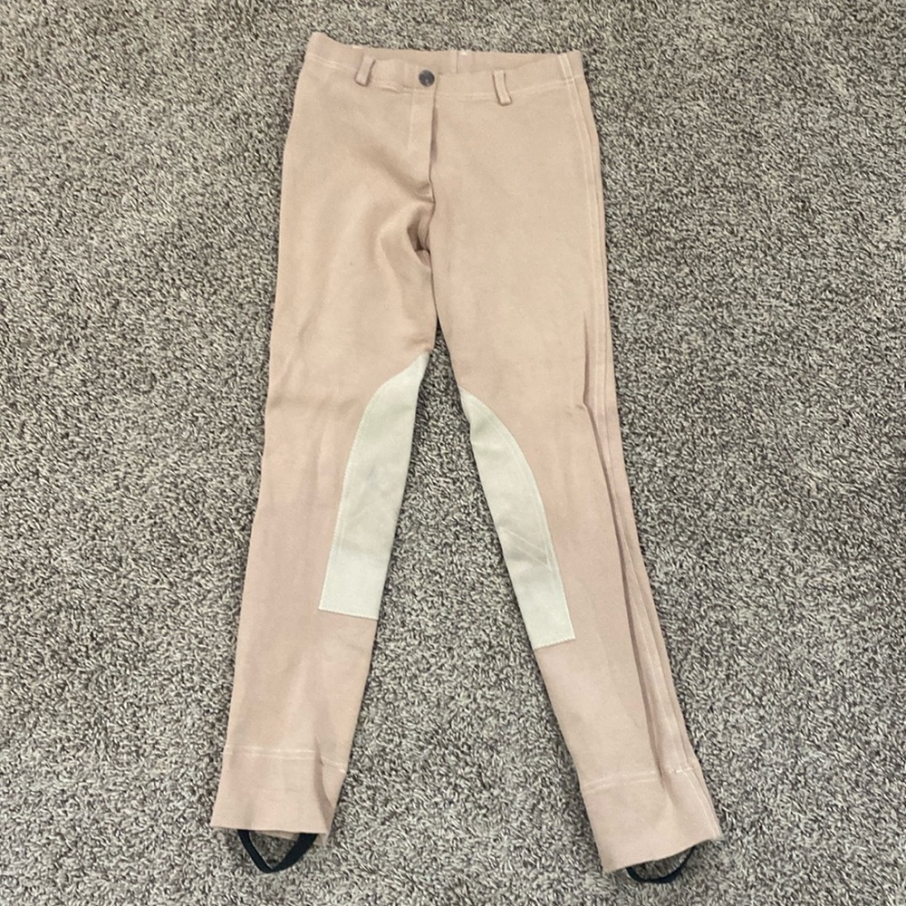 Equistar khaki horseback riding breeches size Large (12) GUC.